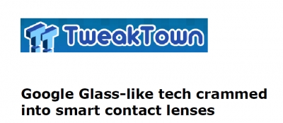 'Google Glass-like tech crammed into smart contact lenses'	 
