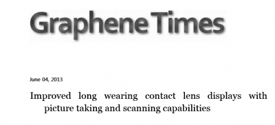 'Improved long wearing contact lens displays with picture taking and scanning capabilities '		