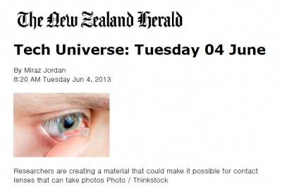 'Tech Universe: Tuesday 04 June' (뉴질랜드 'New Zealand Herald'에 소개)	