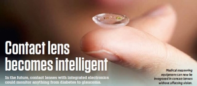 덴마크 'ILLUSTRERET VIDENSKAB'에 연구결과 소개 ('Contact lens becomes intelligent')